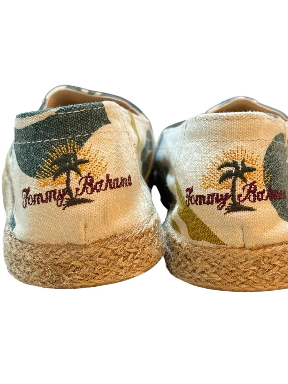 Tommy Bahama Summer Vacation Canvas Espadrilles Women’s Size 11 Slip On Shoes
